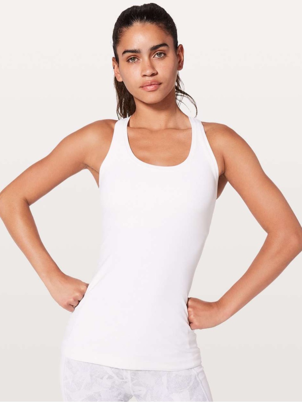 Lululemon Cool Racerback Tank Top *Nulu - White Yoga Buttery Soft